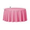 Smarty Had A Party 84 Pink Round Disposable Plastic Tablecloths 96 Tablecloths, 96PK 823270-PNK-CASE - alternate 2